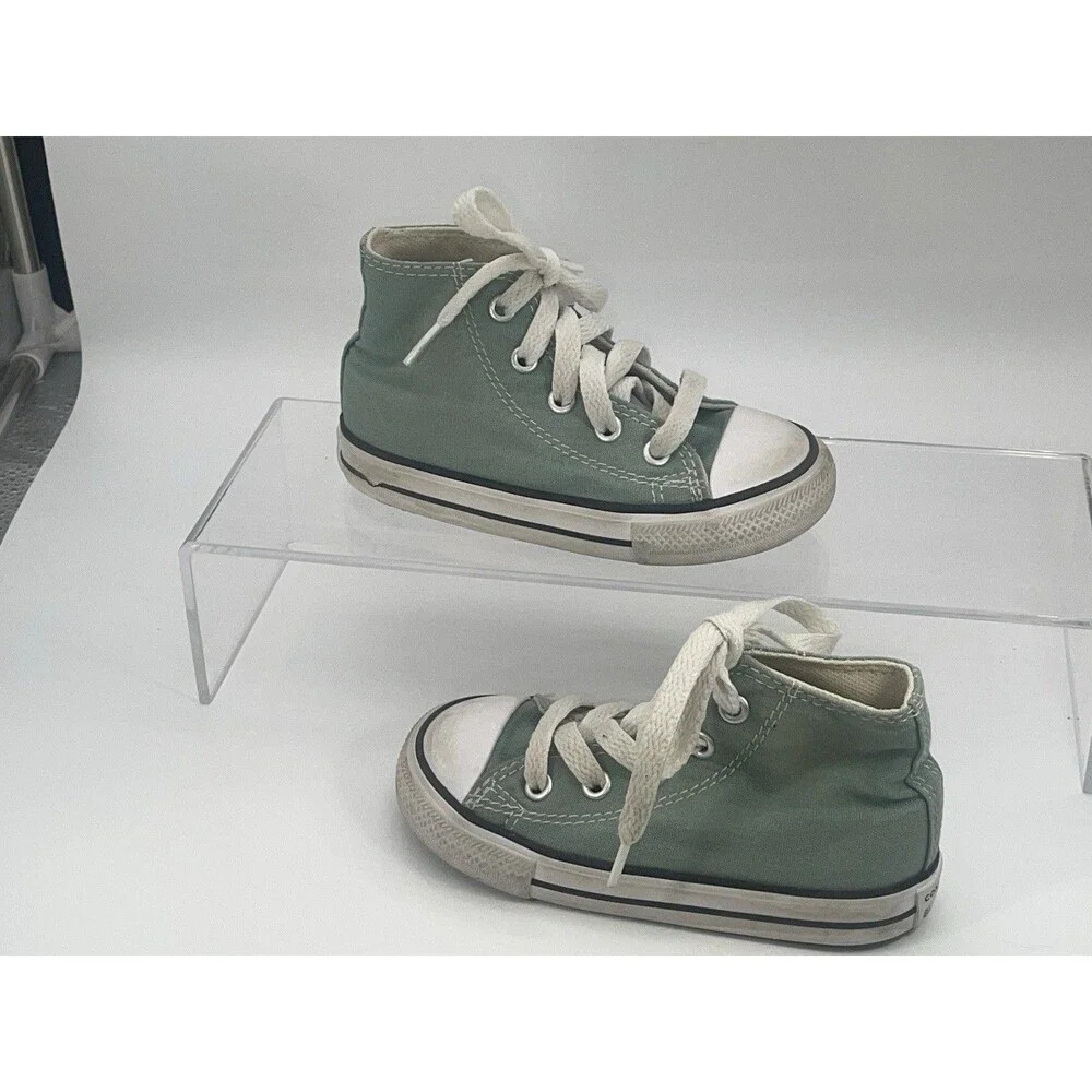 Converse Chuck Taylor All Star High Top Kids Size 7C Green